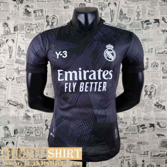 Football Shirt Real Madrid Y3 black Men's 2022 2023 Leaked Version
