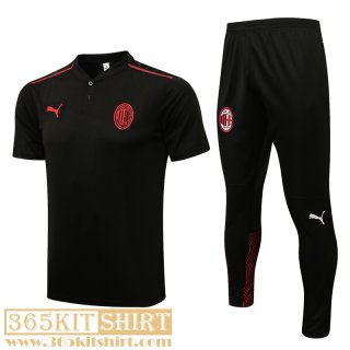 Polo Shirt AC Milan black Men's 2021 2022 PL255