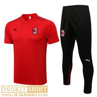 Polo Shirt AC Milan Red Men's 2021 2022 PL259