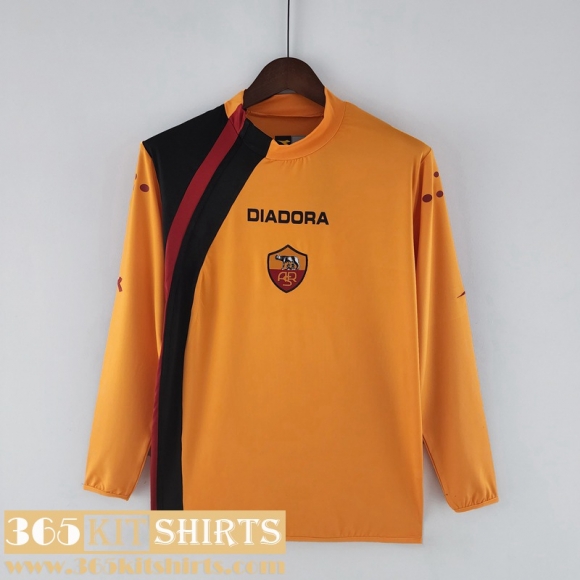 Retro Football Shirt Roma Home Mens Long Sleeve 05/06 FG222