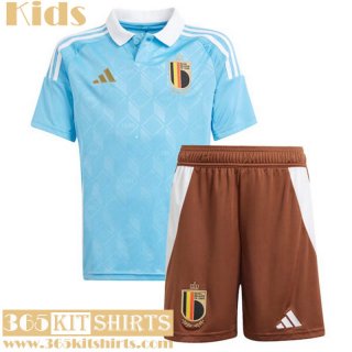Football Shirts Belgium Away Kids EURO 2024