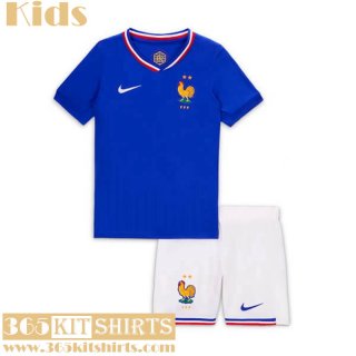Football Shirts France Home Kids EURO 2024