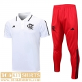 Polo Shirt Flamengo Blanc Mens 2023 2024 PL645