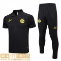 Polo Shirt Dortmund BVB noir Mens 2023 2024 PL646