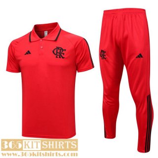 Polo Shirt Flamengo rouge Homme 2023 2024 PL651