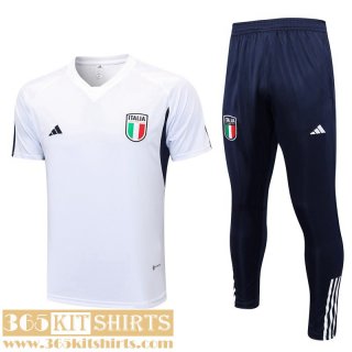 Polo Shirt Italy Blanc Homme 2023 2024 PL652