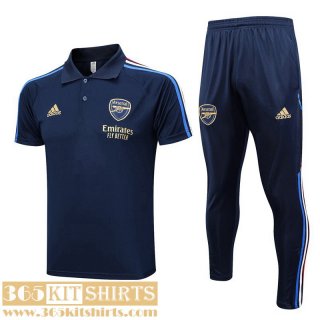 Polo Shirt Arsenal bleu Mens 2023 2024 PL656