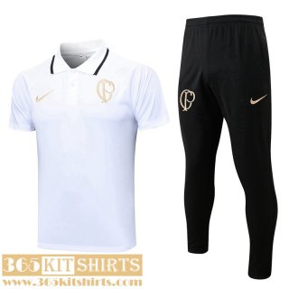 Polo Shirt Corinthians Blanc Homme 2023 2024 PL657