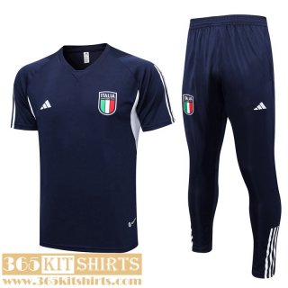 Training T Shirt Italy bleu marine Mens 2023 2024 TG751