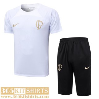 Training T Shirt Corinthians Blanc Mens 2023 2024 TG759