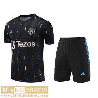 Training T Shirt Manchester United noir Mens 2023 2024 TG790