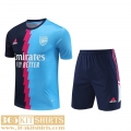 Training T Shirt Arsenal bleu foncé bleu clair Mens 2023 2024 TG793