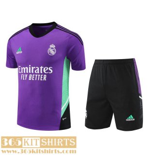 Training T Shirt Real Madrid Violet Mens 2023 2024 TG797