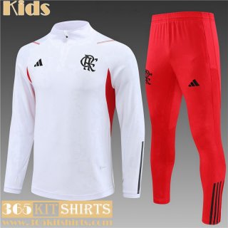 KIT : Training Flamengo Blanc Enfant 2023 2024 TK572