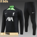 KIT : Training Liverpool noir Enfant 2023 2024 TK578