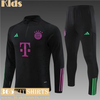 KIT : Training Bayern Munich noir Enfant 2023 2024 TK580