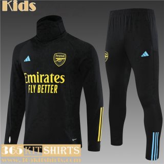 KIT : Training Arsenal noir Enfant 2023 2024 TK587