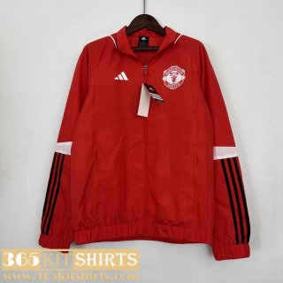 Windbreaker Manchester United rouge Homme 2023 2024 WK311