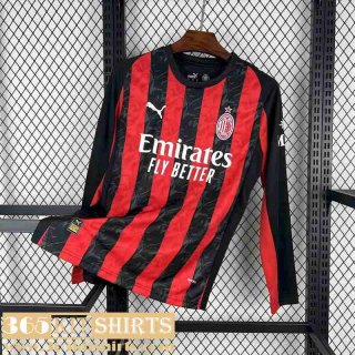 Football Shirts AC Milan Home Mens Long Sleeve 25 26