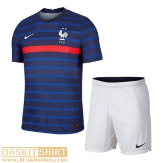 National team football shirts France Home Kids 2021