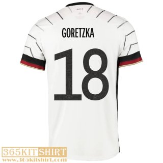 National team football shirts Germany Home Mens 2021 Goretzka #18