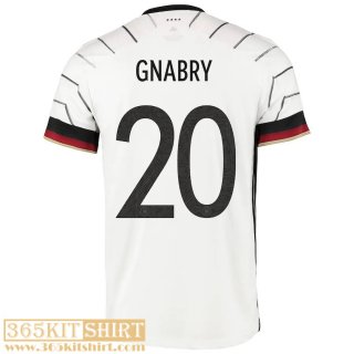 National team football shirts Germany Home Mens 2021 Gnabry #20