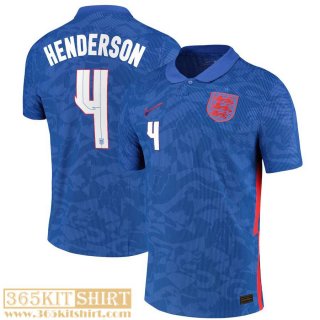 National team football shirts England Away Mens 2021 Henderson #4