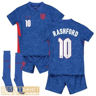 National team football shirts England Away Kids 2021 Rashford #10