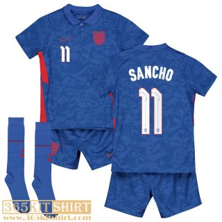 National team football shirts England Away Kids 2021 Sancho #11