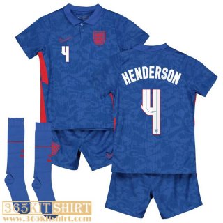 National team football shirts England Away Kids 2021 Henderson #4