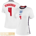 National team football shirts England Home Womens 2021 Henderson #4