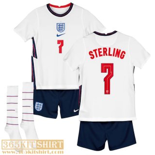 National team football shirts England Home Kids 2021 Sterling #7