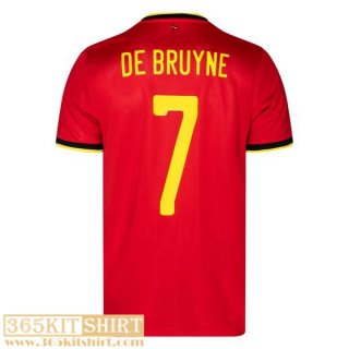 National team football shirts Belgium Away Mens 2021 BRUYNE #7