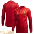 National team football shirts Spain Home Mens Long Sleeve 2021