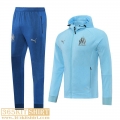 Hooded jacket Marseille sky blue Mens 2022 2023 JK309