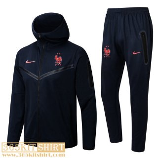 Hooded jacket France navy blue Mens 2022 2023 JK331