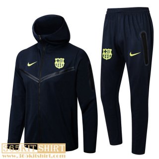 Hooded jacket Barcelona navy blue Mens 2022 2023 JK343