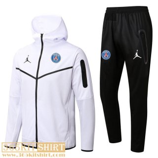 Hooded jacket PSG White Mens 2022 2023 JK347