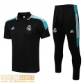 Polo Shirt Real Madrid black Mens 2021 2022 PL299