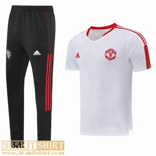 T-Shirt Manchester United White Mens 2022 2023 PL301