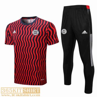 T-Shirt Bayern Munich Red Black Mens 2022 2023 PL411