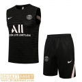 T-Shirt PSG black Mens 2021 2022 PL426