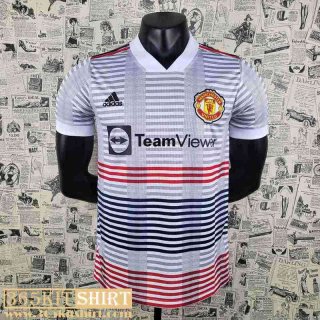 T-Shirt Manchester United White Mens 2022 2023 PL349