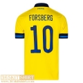National team football shirts Suede Home Mens 2021 FORSBERG #10