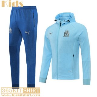 Hooded jacket Marseille sky blue Kids 2022 2023 TK240