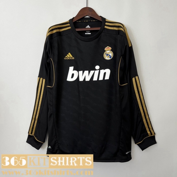 Retro Football Shirts Real Madrid Away Mens Long Sleeve 11 12 FG249