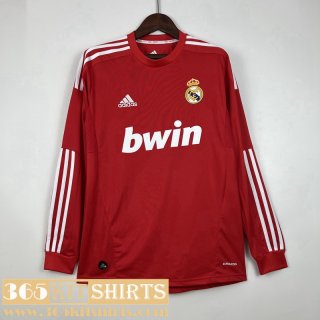 Retro Football Shirts Real Madrid Away Mens Long Sleeve 11 12 FG259