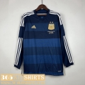 Retro Football Shirts Argentina Away Mens Long Sleeve 2014 FG263