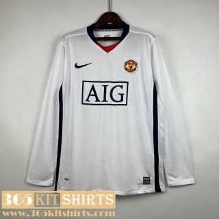 Retro Football Shirts Manchester United Mens Long Sleeve 07 08 FG266