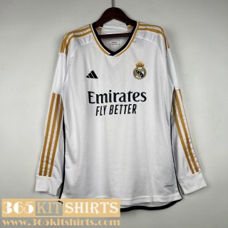Football Shirts Real Madrid Home Mens Long Sleeve 2023 2024